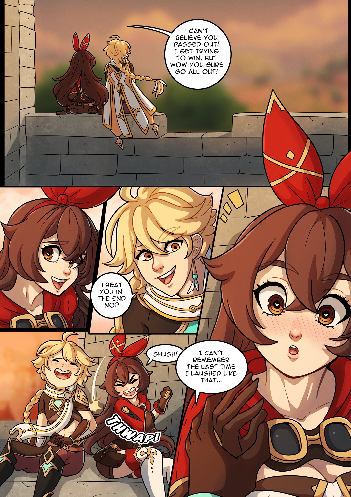 Aether x amber porn comic