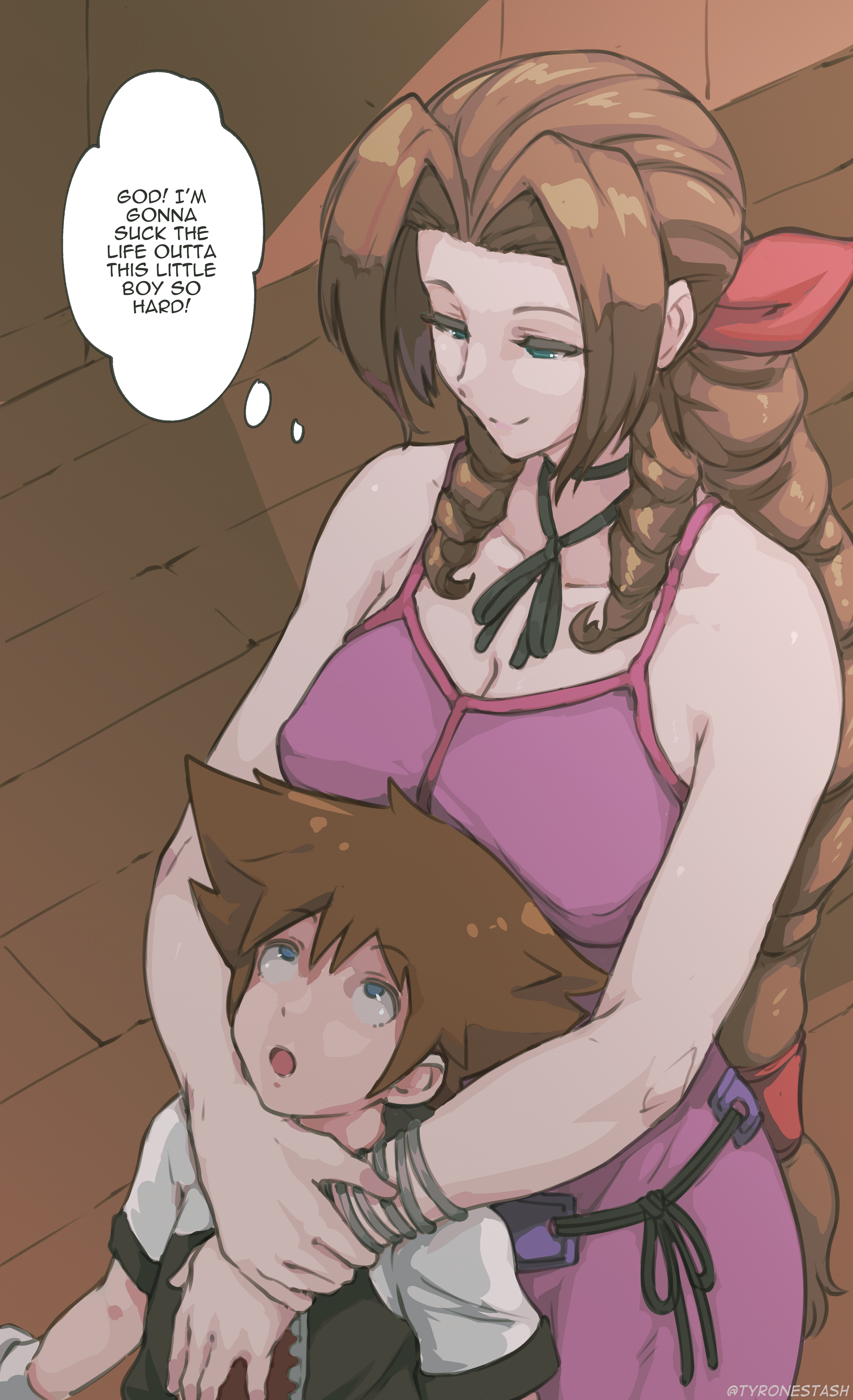 Aerith_And_Sora