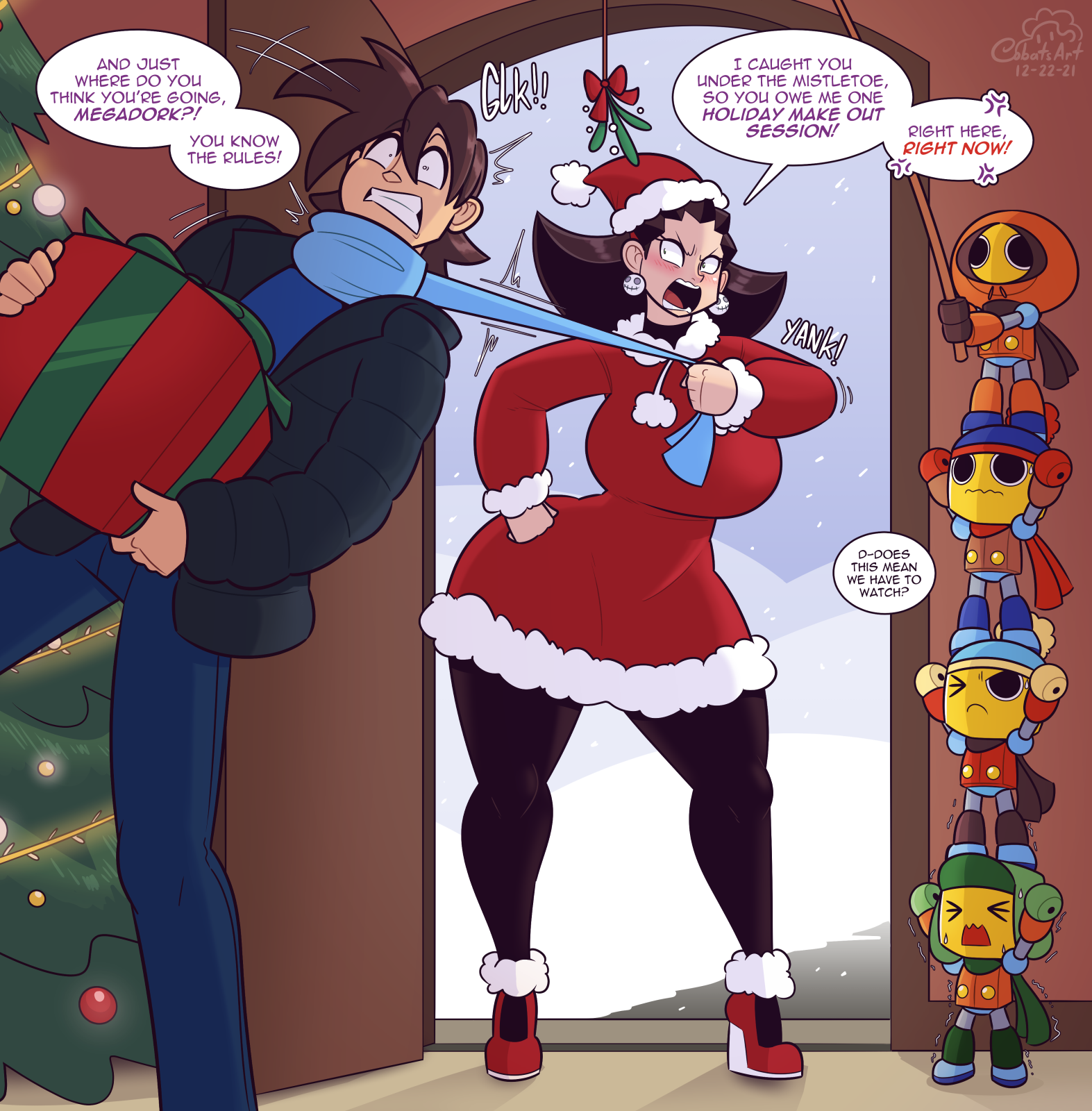 Tron_And_Megaman_Happy_Holiday