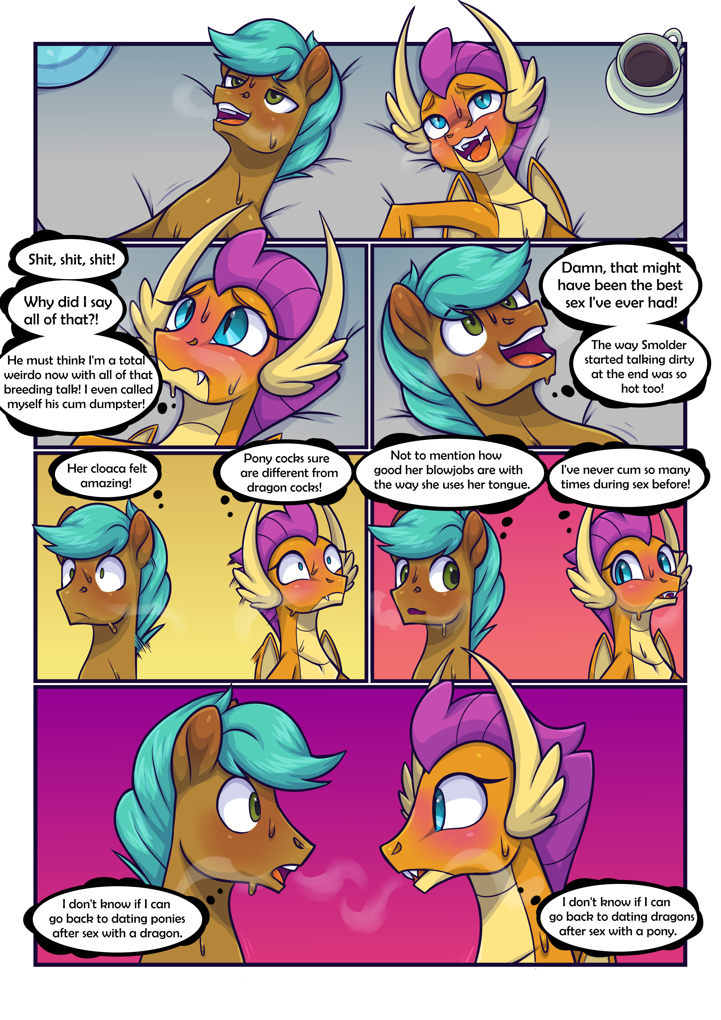 Smolder x OC Comic 2 - Страница 6