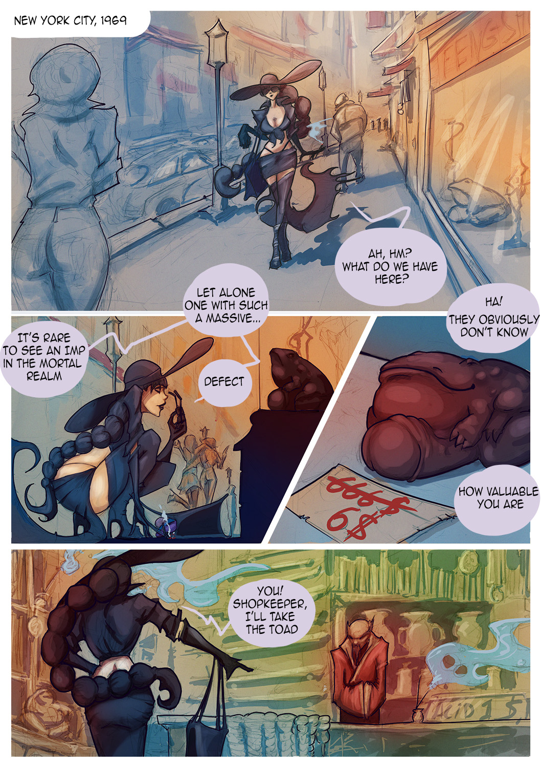 Witch and Toad - หน้า 1