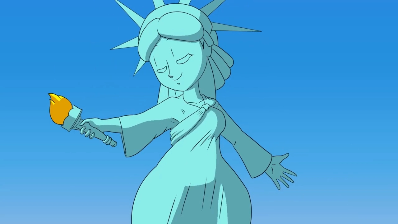 Back from a dip july 4th special animation